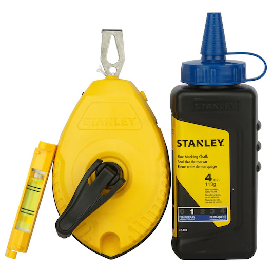Chalk Line Reel with Line Level