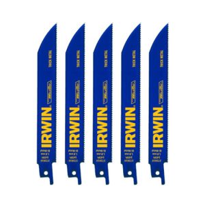 150mm Metal Cutting Bi-Metal Reciprocating Saw Blades - Pack of 5