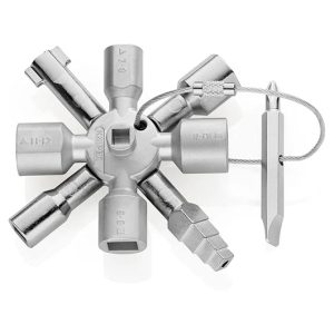 Diecast Zinc 17-way Control Cabinet Key