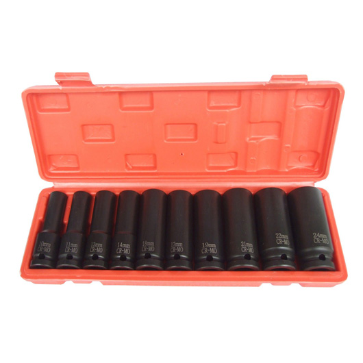 3/8-inch Pro Craft Deep Metric Socket Set