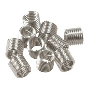 Tanged Free-Running Coil Threaded Insert, 3/8-20 BSF, 1.5D/0.562 Inch Length, 304 Stainless Steel, 10/Pack