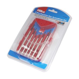 6 pce Precision Star Screwdriver Set