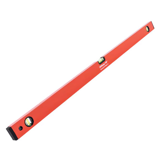40" (1000mm) Spirit Level, Red & Black