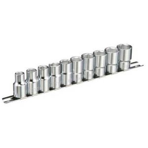 10 Piece 1/2" Square Drive Metric Socket Set