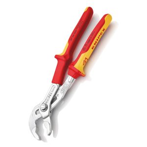 Insulated VDE/1000v 10" Water pump Pliers 250mm , nuts to 46mmm