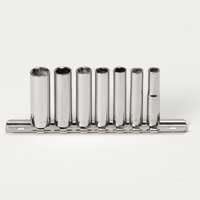 7Pc 1/4" Drive Deep Socket Set