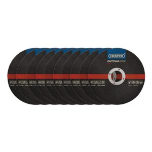 Metal Cutting Discs, 115 x 1 x 22.23mm (Pack of 10)