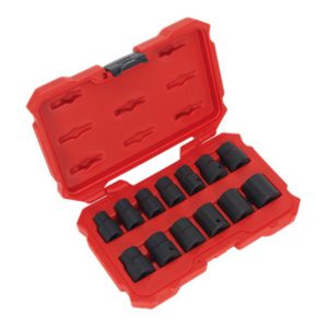 13pc 1/2"Sq Drive Lock-On™ Impact Socket Set