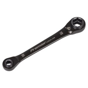 4-in-1 Reversible Lock-On™ Ratchet Ring Spanner