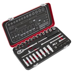 Socket Set 49pc 1/4"Sq Drive Premier Platinum