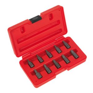 10pc Multi-Spline Screw Extractor Set