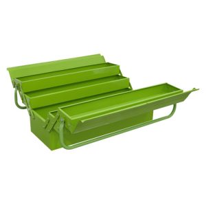 530mm 4 Tray Cantilever Toolbox Hi-Vis Green
