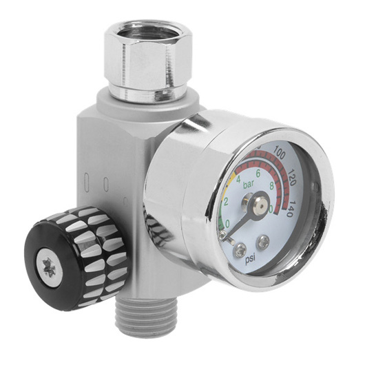 On-Gun Air Pressure Regulator/Gauge