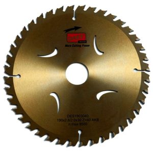 Gold Circular TCT Wood Cutting Saw Blades; 210mm Diameter