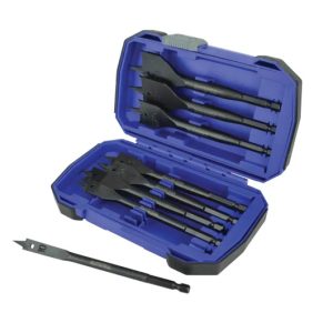 Impact Rated Flat Bit Set, 8 Piece