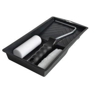 Paint Tray 4" & 2 Roller Heads and Handle