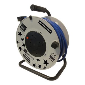 25m 230V Cable Reel cw 4 Sockets