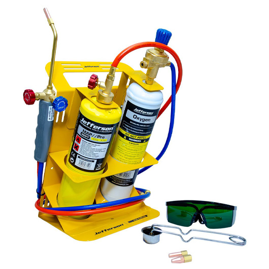 MAPP & Oxygen Brazing Kit