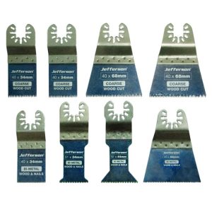8pc bi-metal multi blade set