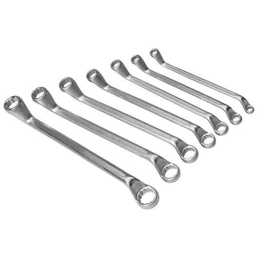 6Pc Ring Spanner Set 3/8 - 1" AF