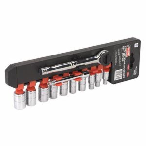 12pc 1/4”Sq Drive   Socket Set - METRIC