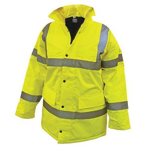 Hi-vis Motorway Jacket Yellow - Large