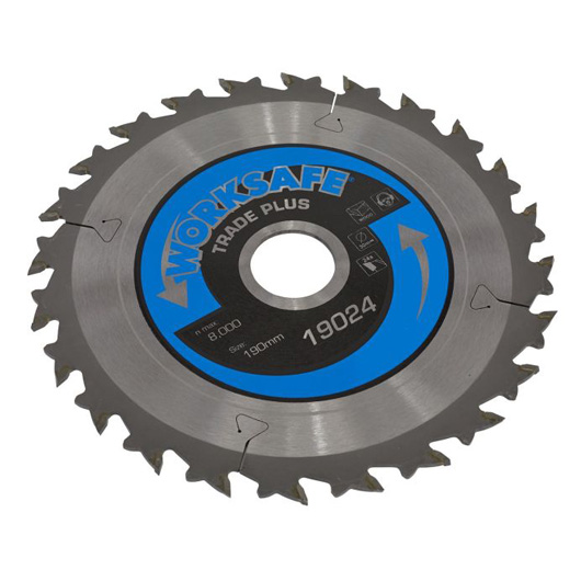 Ø190 x 30mm Trade Plus Circular Saw Blade - 24tpu