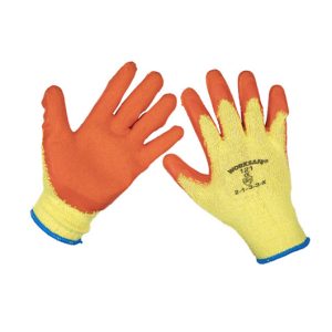 Worksafe® Super Grip Knitted Gloves with Latex Palm, X-Large - Pack of 6 Pairs