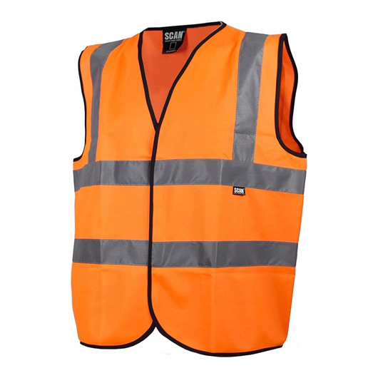 BX-300 Hi-Vis Orange Waistcoat - XL (48in)