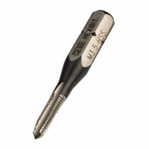 HEXIBIT Cutting Tap, M3.5 x 0.6mm, 1/4", HSS