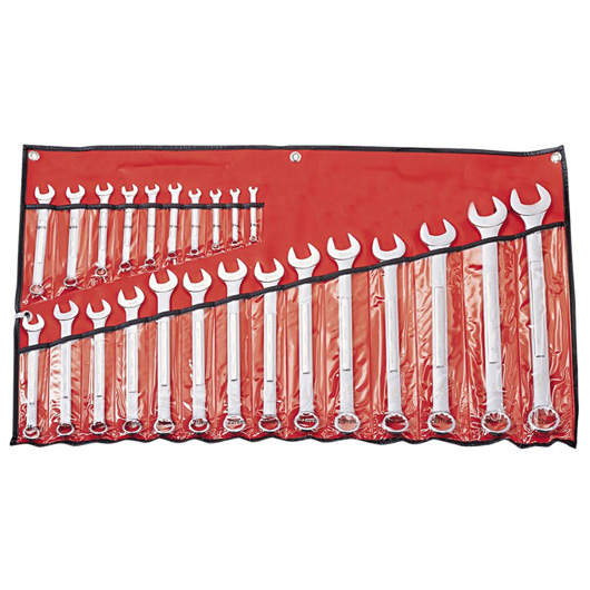 Combination Spanner Set - 24 Piece Metric 6mm - 22mm - AF 1/4" - 3/4"