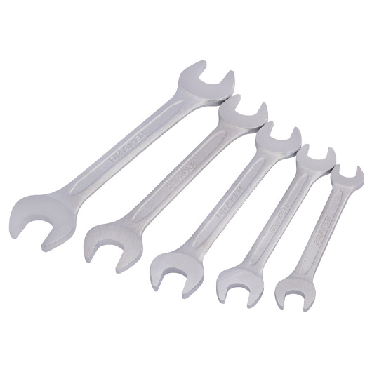 Open Ended Spanner Set  - 5 Piece 8mm - 19mm
