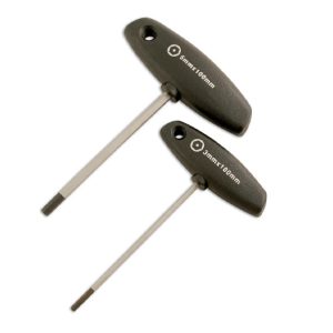 2 Piece Metric Hex Key Set (3mm x 100mm) (5mm x 100mm)