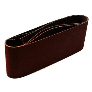 3Pc 75 x 457mm Sanding Belts 80 Grit