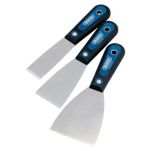 3Pc Knife Set 32mm Chisel Knife 50mm Scraper 75mm Filling Knife