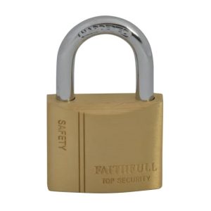 FAIPLB40 Brass Padlock 40mm 3 Keys