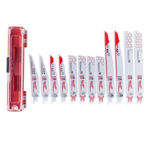 Milwaukee 49222229 Sawzall Reciprocating Saw Blade Demolition Kit 12pcs