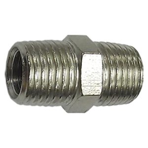 Cylindrical Nipple 1/4" Male To 1/4" Male (2 Pack)