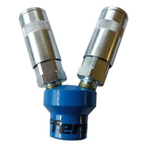 Twin Coupling 1/4" Female to 2x Female Quick Release