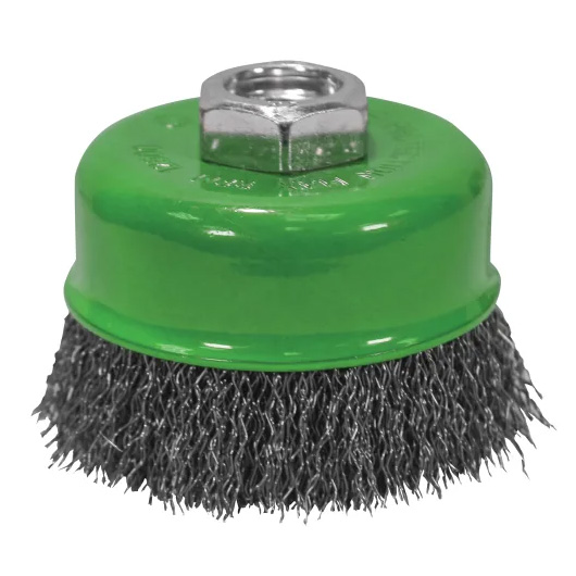 Wire Cup Brush 80mm M14x2, 0.30mm Stainless Steel Wire