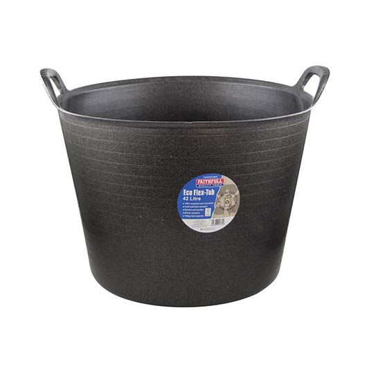 Eco Flex Tub 42 litre - Recycled Black